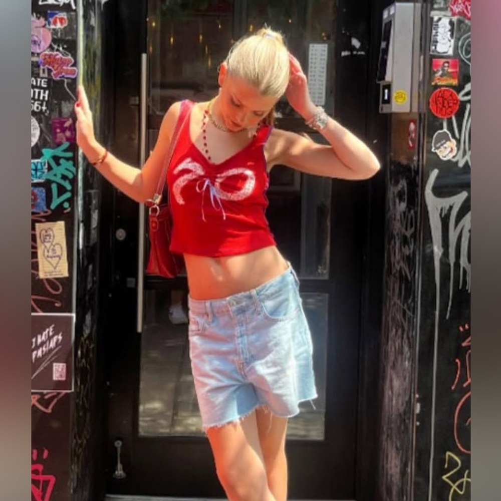 BDG Red Graphic Tank
